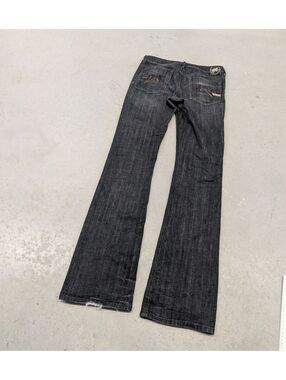 Vintage Y2K Parasuco Boot Cut Low Rise Black Denim Jeans